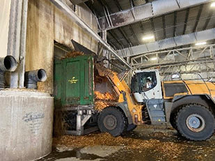 loader with compost